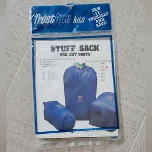 RARE! Vintage Frostline Kits, Outdoorsy Waterproof Stuff Bag, Blue, New